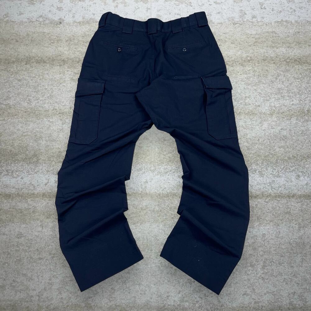 Vintage Y2K 5.11 Tactical Pants 34x34 Baggy Wide Leg Fit Jet Black Cotton Cargos
